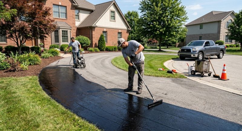 Blacktop Driveway Sealing in Tampa, FL