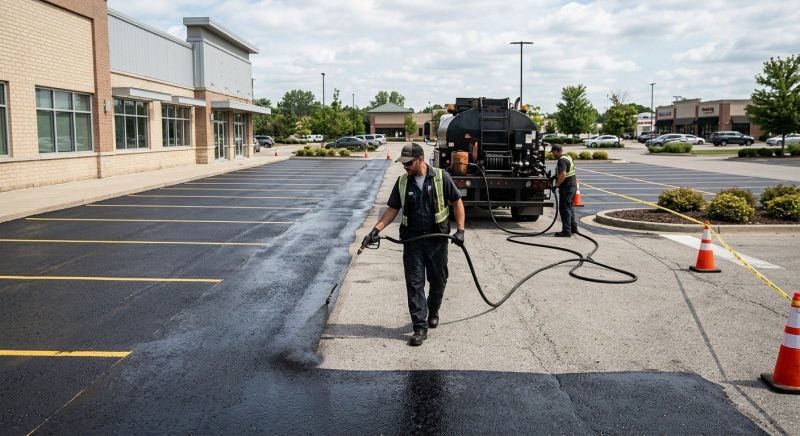 Commercial Pavement Sealing in Grand Rapids, MI