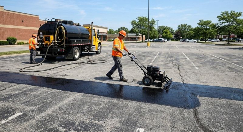 Parking Lot Sealcoating in Greenville, SC